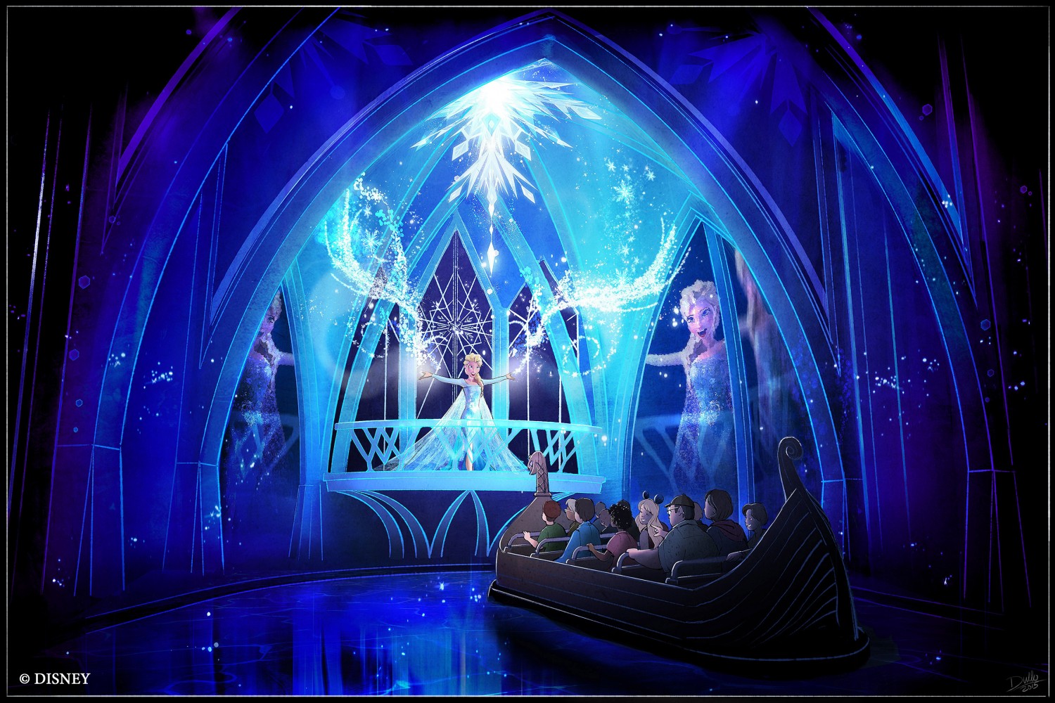 euro disney frozen